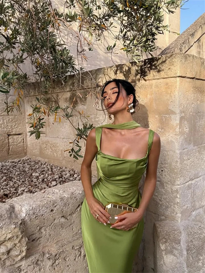 Monellier Satin Dress