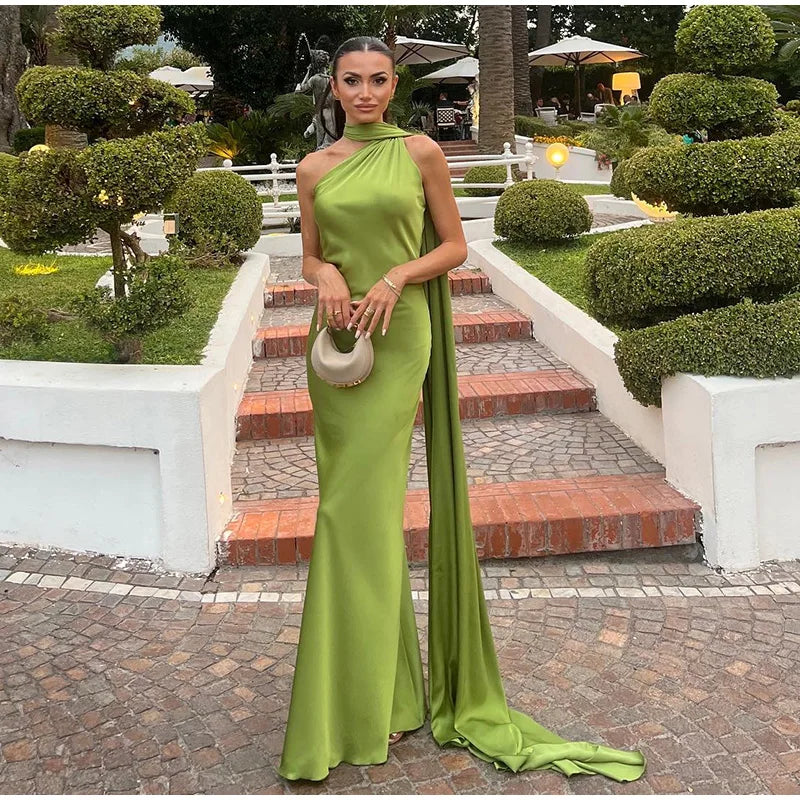 Monellier Elegant Ribbon Halter Dress — Where Grace Meets Seduction