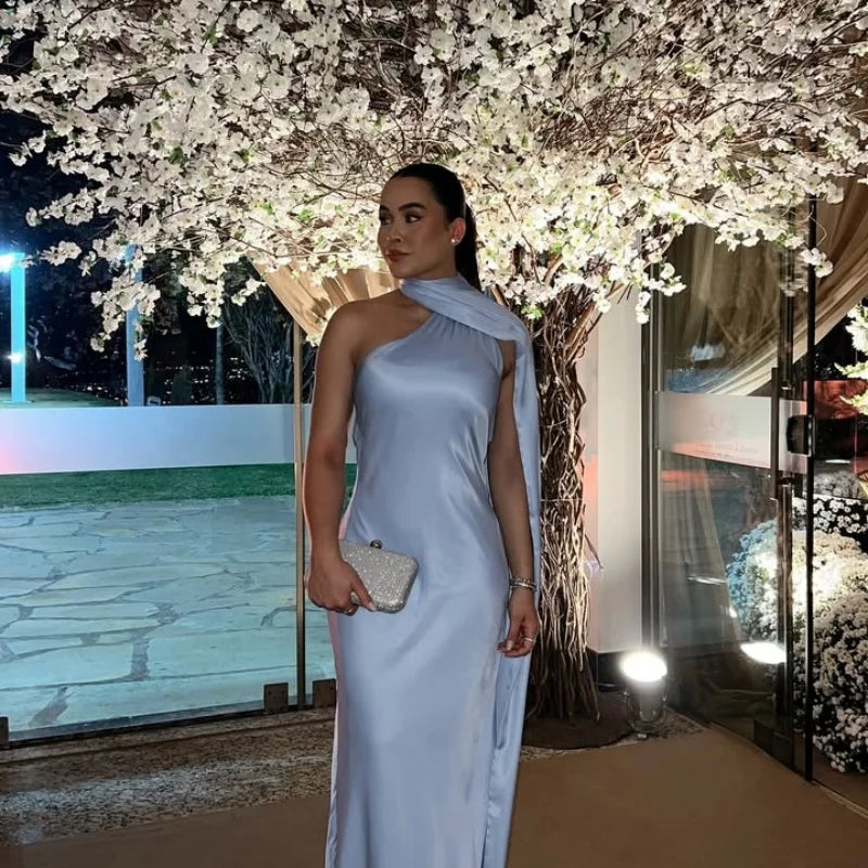 Monellier Elegant Ribbon Halter Dress — Where Grace Meets Seduction