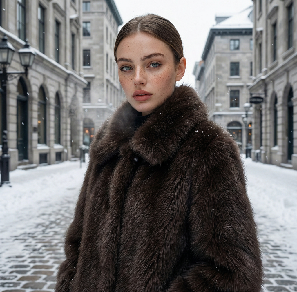 Monellier Faux Fur Jacket