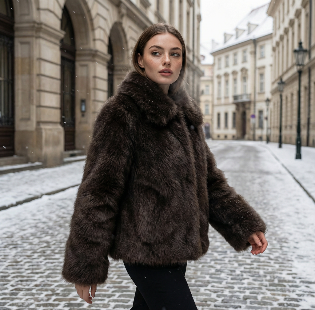 Monellier Faux Fur Jacket